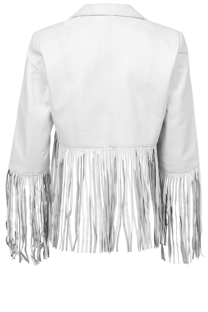 Cripple Creek Nappa Fringe Jacket