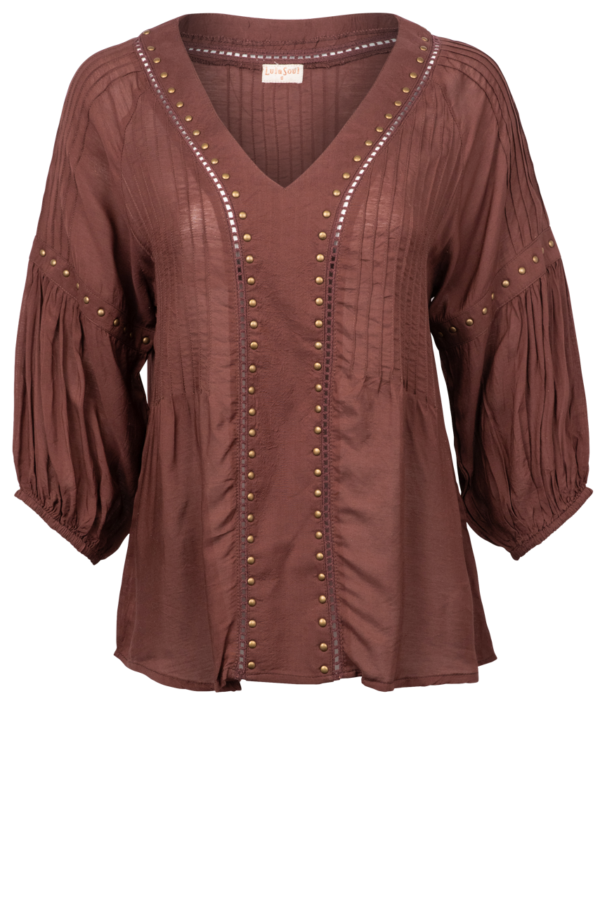 Lula Soul Oscar Eyelet Blouse