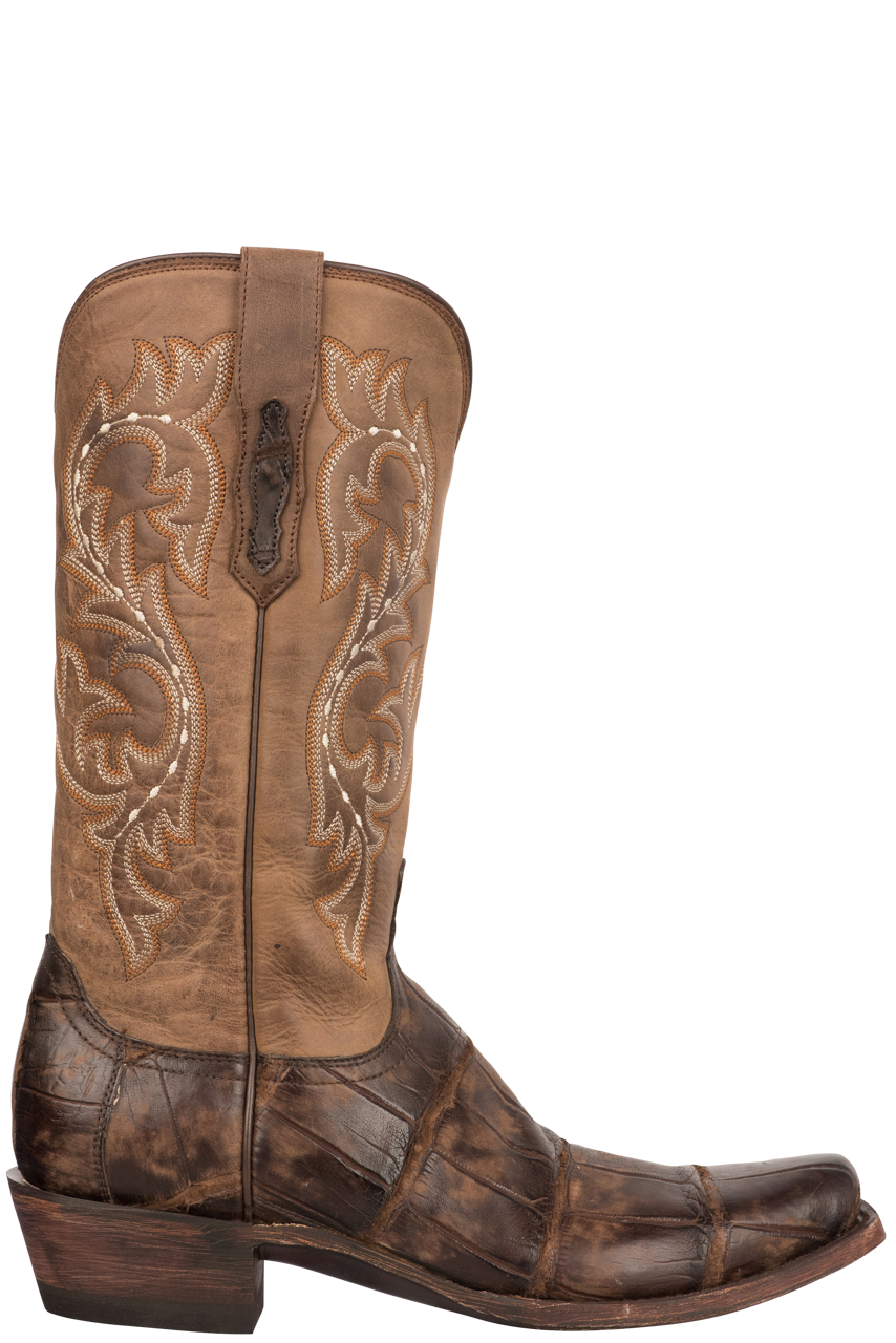 Alligator boots top for sale