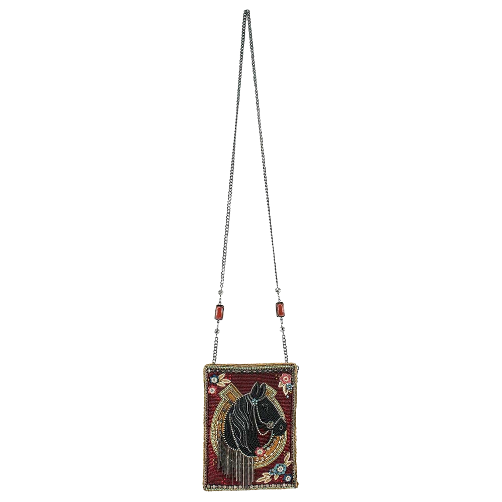 Mary Frances Let's Gallop Mini Crossbody Clutch