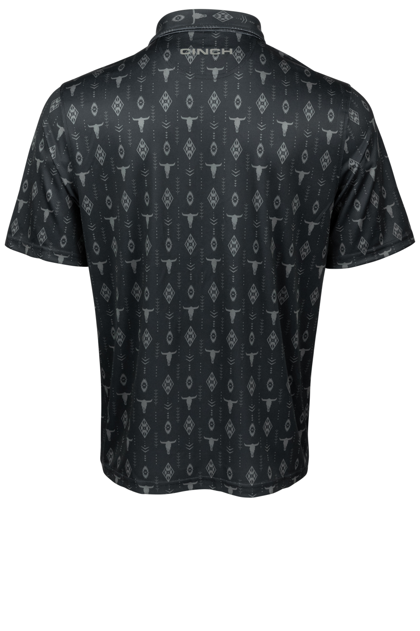 Cinch Arena Flex Polo Shirt - Printed Navy