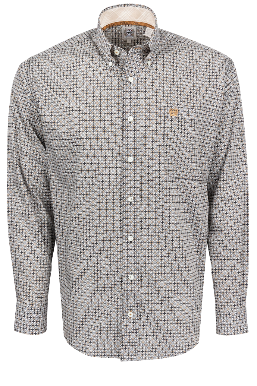 Cinch Button-Front Shirt - Multi