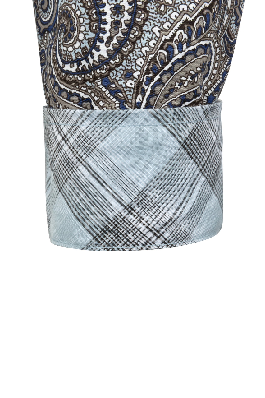 Cinch Paisley Button-Front Shirt - Multi