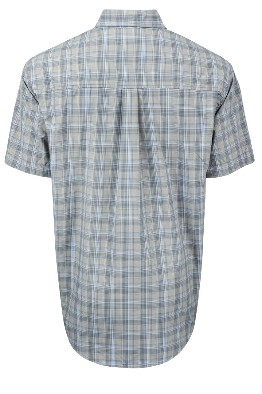Cinch Arena Flex Button-Front Shirt - Gray Plaid