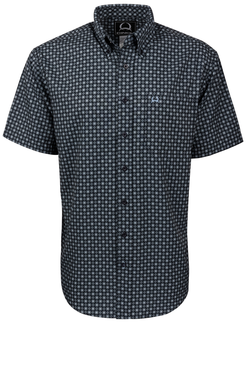 Cinch Arena Flex Button-Front Shirt - Deep Navy