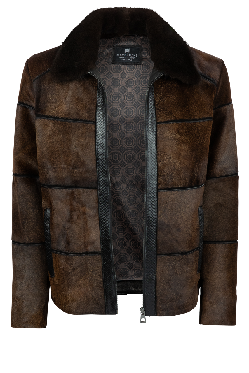 Maverick's Western Cavalino Patch Coat | Pinto Ranch