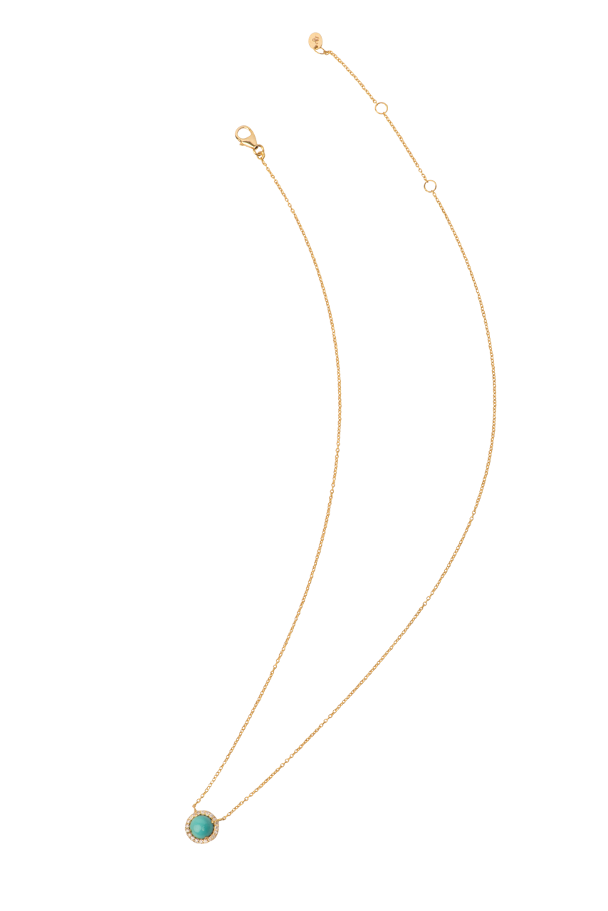 Christina Greene 14K Gold & Diamond Pendant Necklace