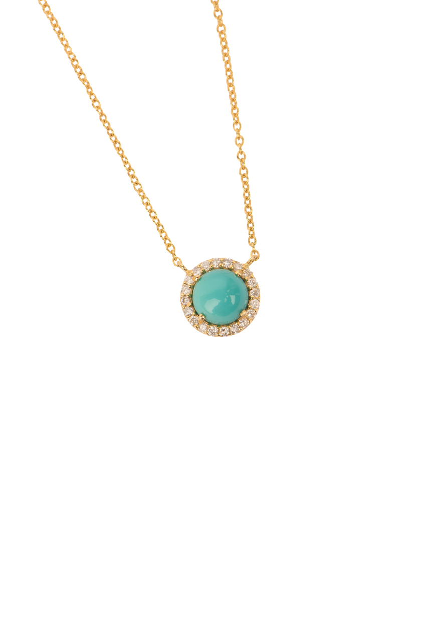 Christina Greene 14K Gold & Diamond Pendant Necklace