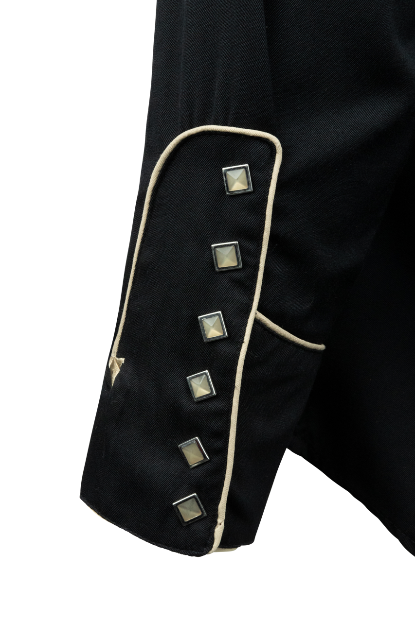 Scully Diamond Snap Front Shirt - Black