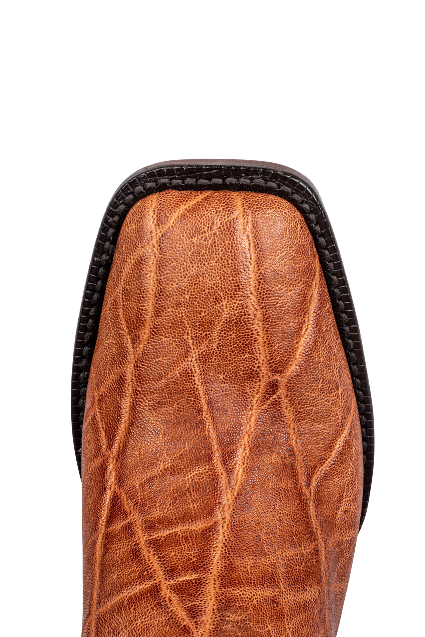 Black Jack Antique Elephant Cowboy Boots - Peanut