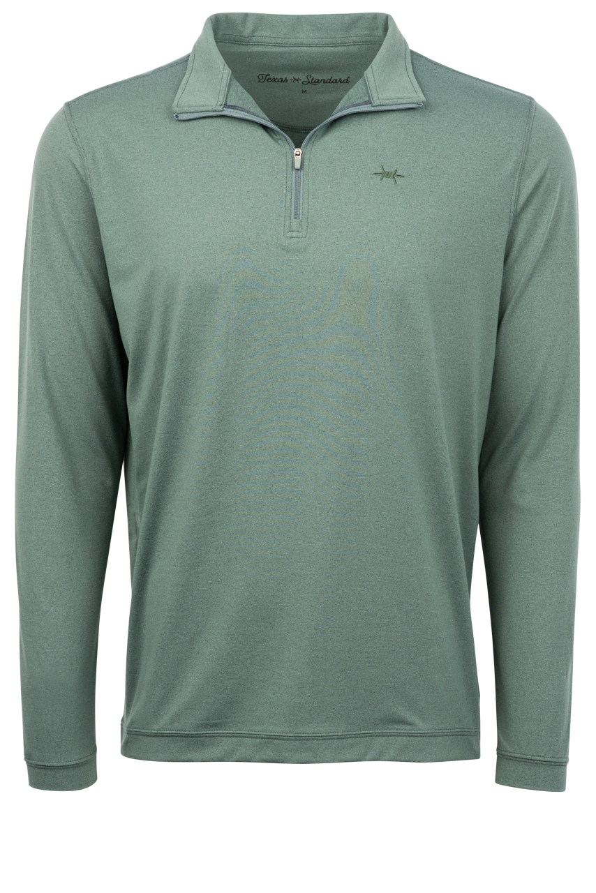 Texas Standard Performance Hybrid Quarter Zip Shirt