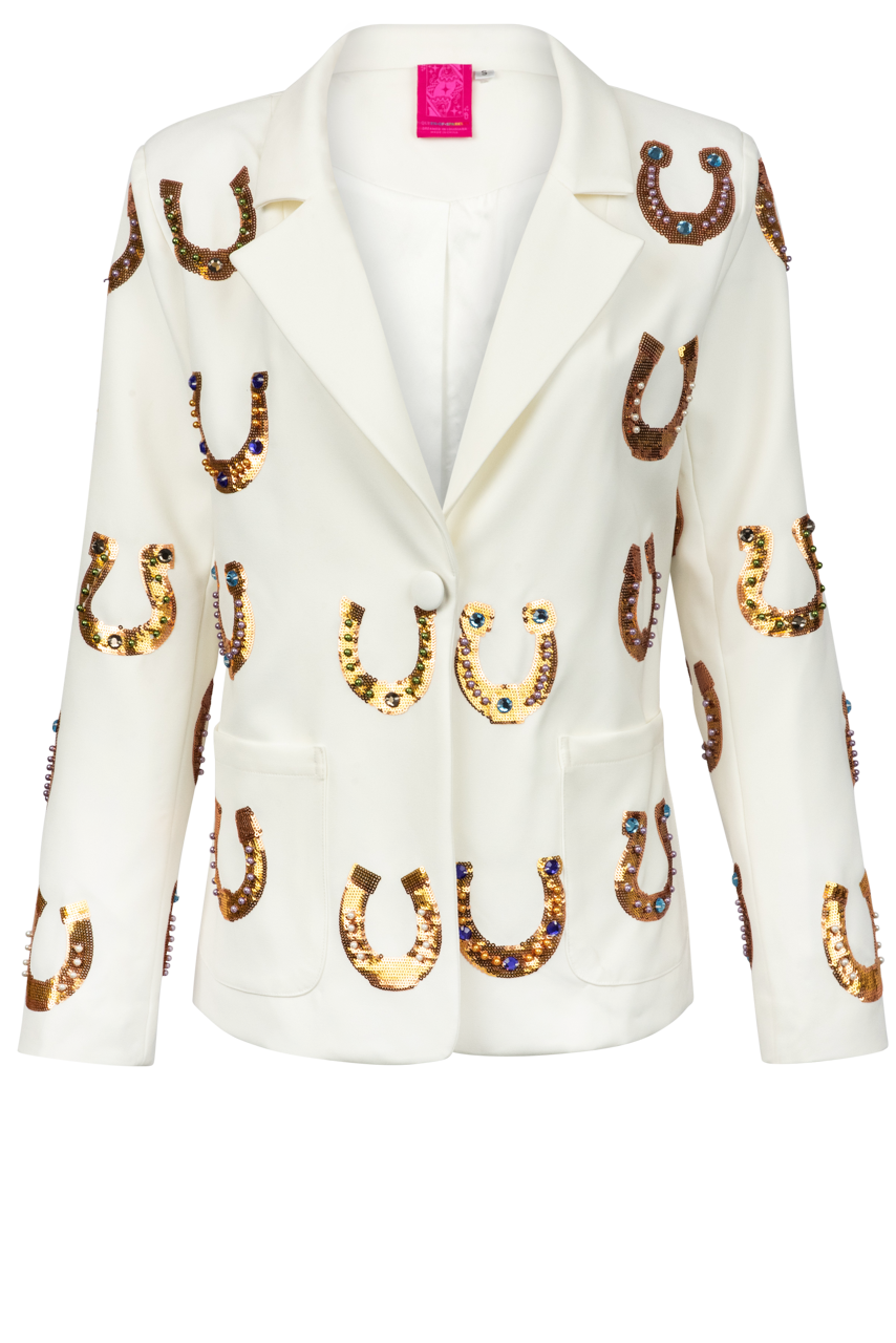 Queen of Sparkles Horse Shoe Blazer