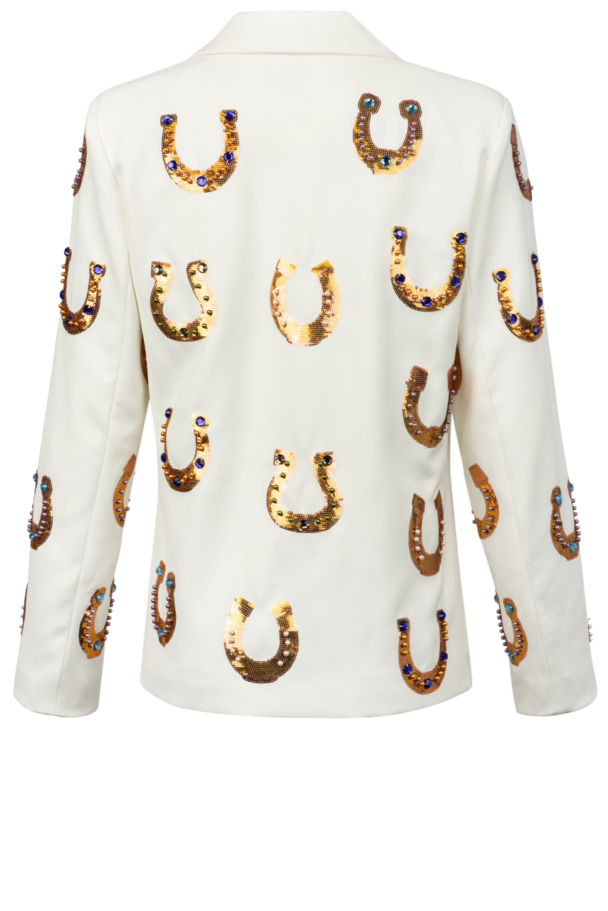 Queen of Sparkles Horse Shoe Blazer