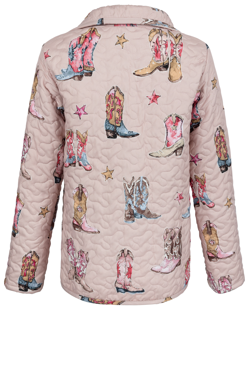 Ida Mae Thunderbird Boots Jacket - Rose