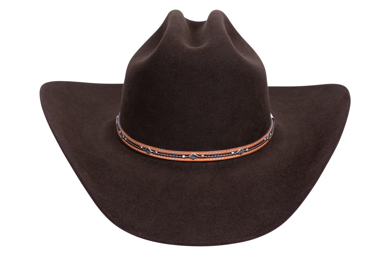 Resistol George Strait 6X Kingman Felt Cowboy Hat - Chocolate