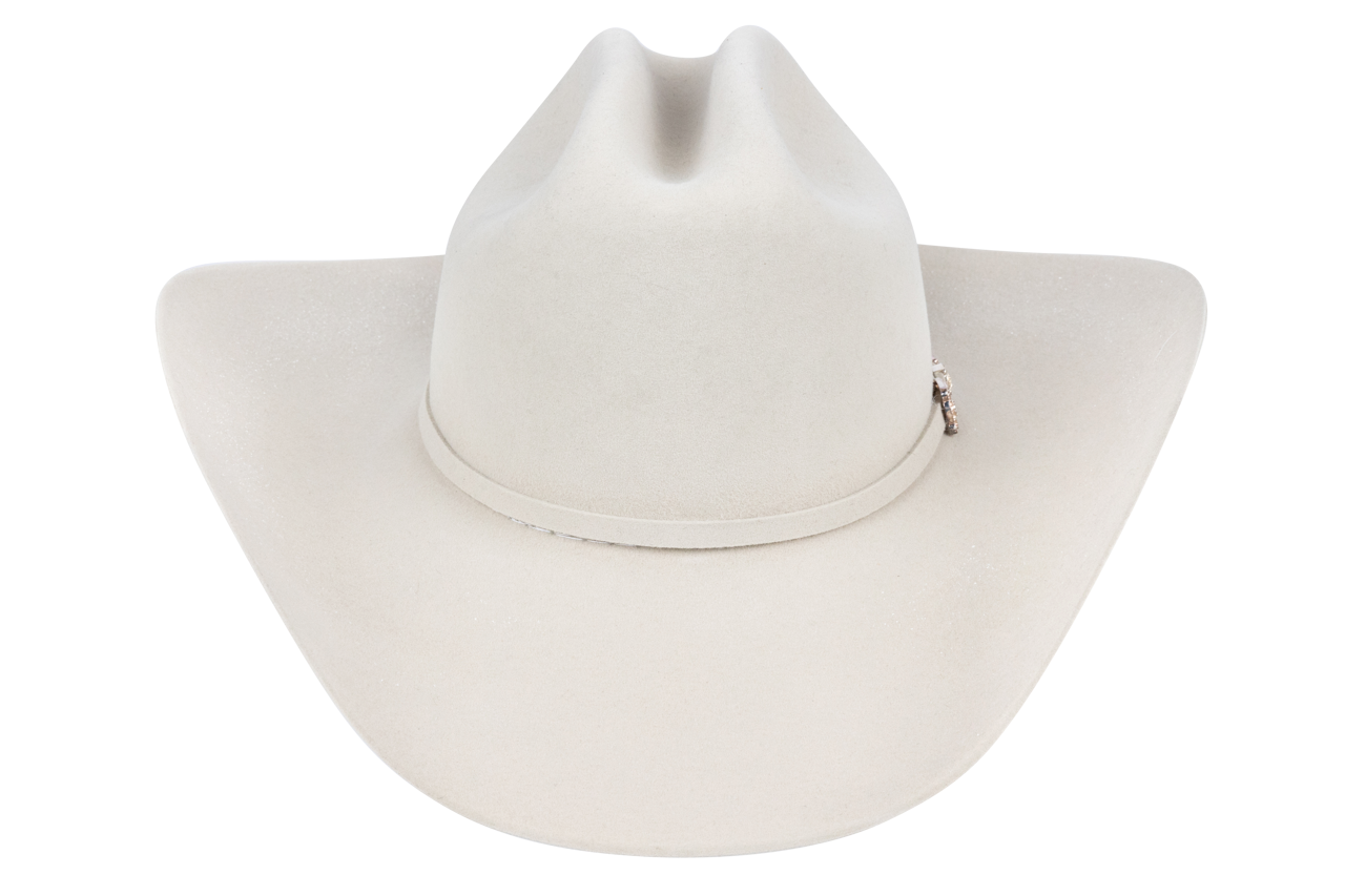 Resistol George Strait 6X Felt Cowboy Hat - Silver Belly