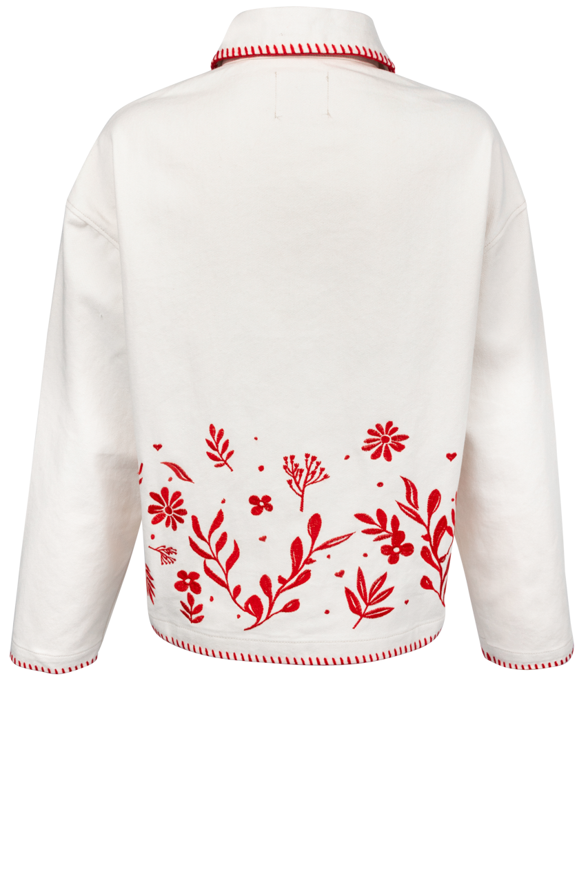 Raisonnel Ivory Canvas Jacket