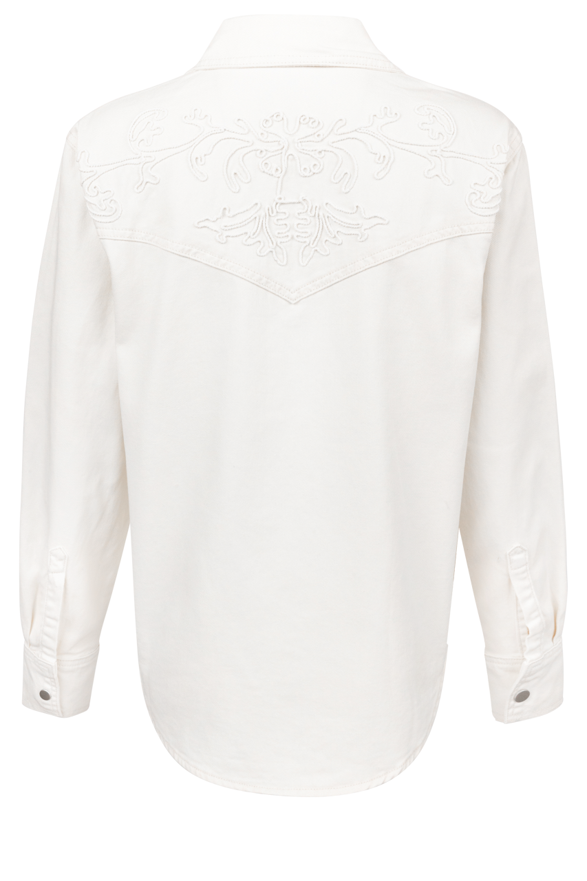 Raisonnel Ivory Denim Shirt