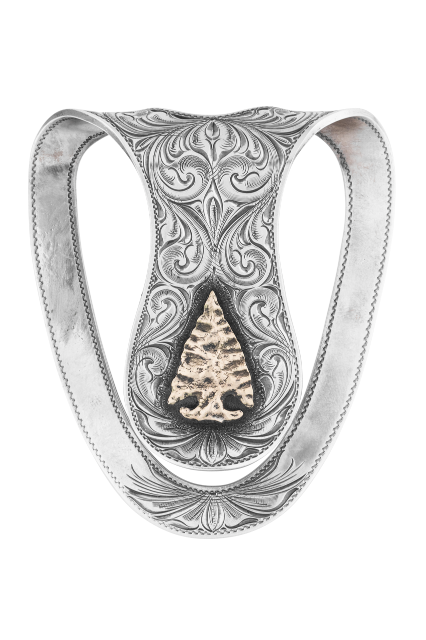Clint Orms San Jac 1800 Silver & Gold Money Clip