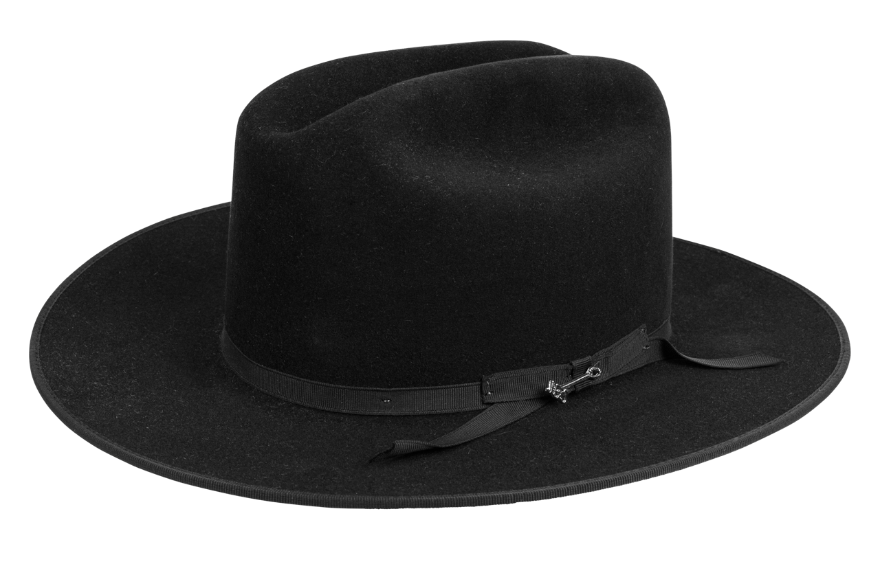 Stetson 6X Open Road Felt Hat - Black