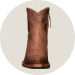 Tecovas Daisy Zip Bootie - Scotch