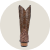 Tony Lama Vintage Elephant Cowboy Boots - Brown