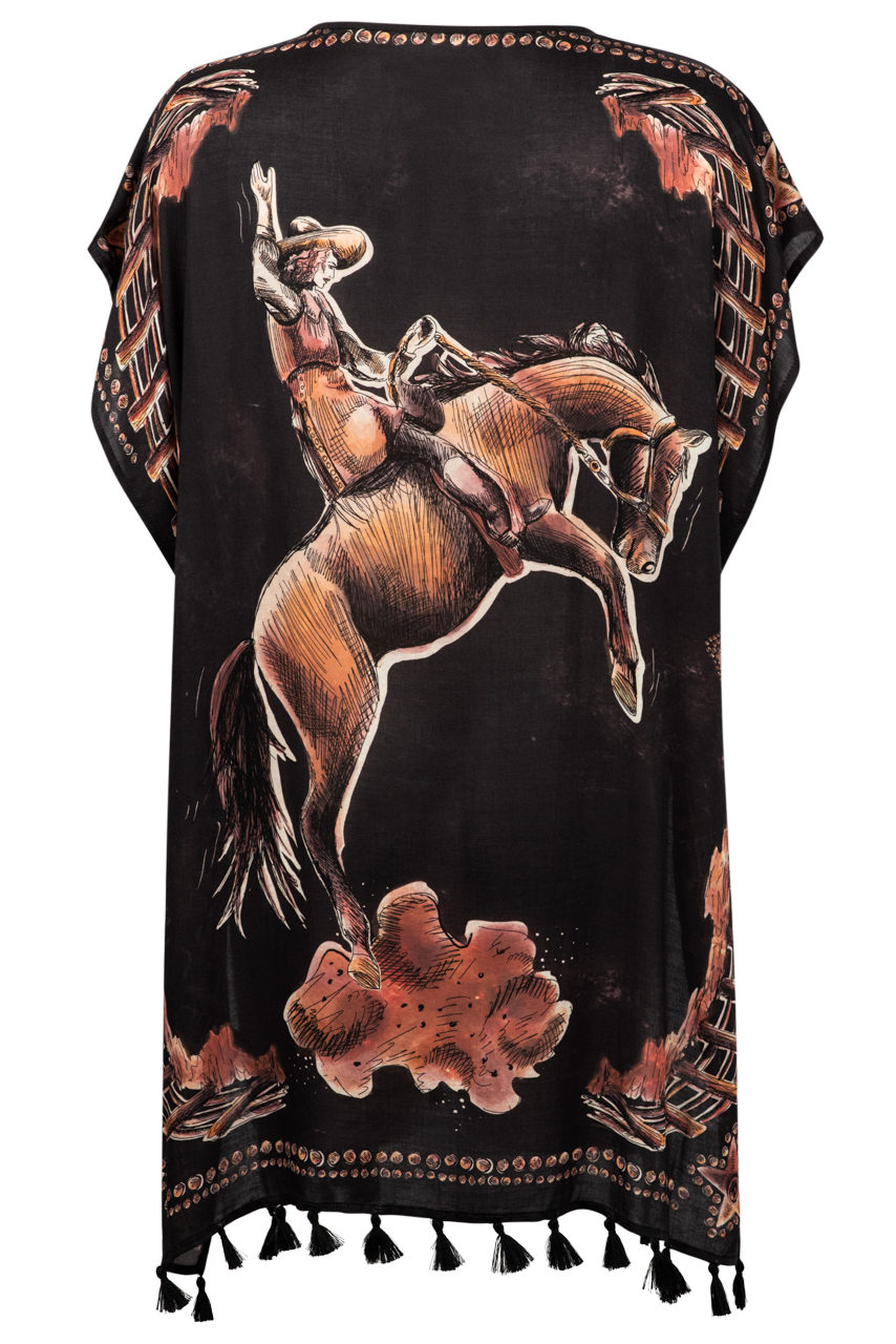 Double D Ranch Cowgirl Ups & Downs Poncho Top