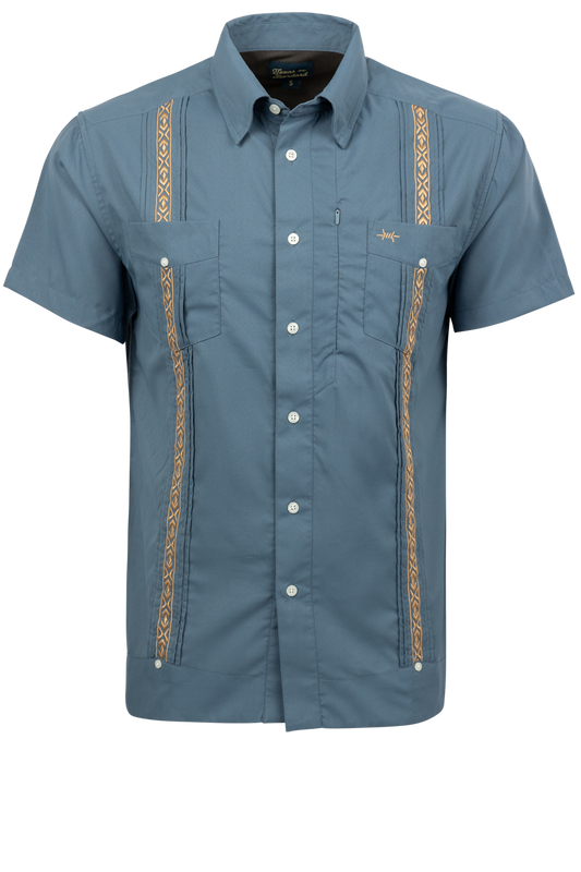 Texas Standard Libre Guayabera Fishing Shirt - Estrella