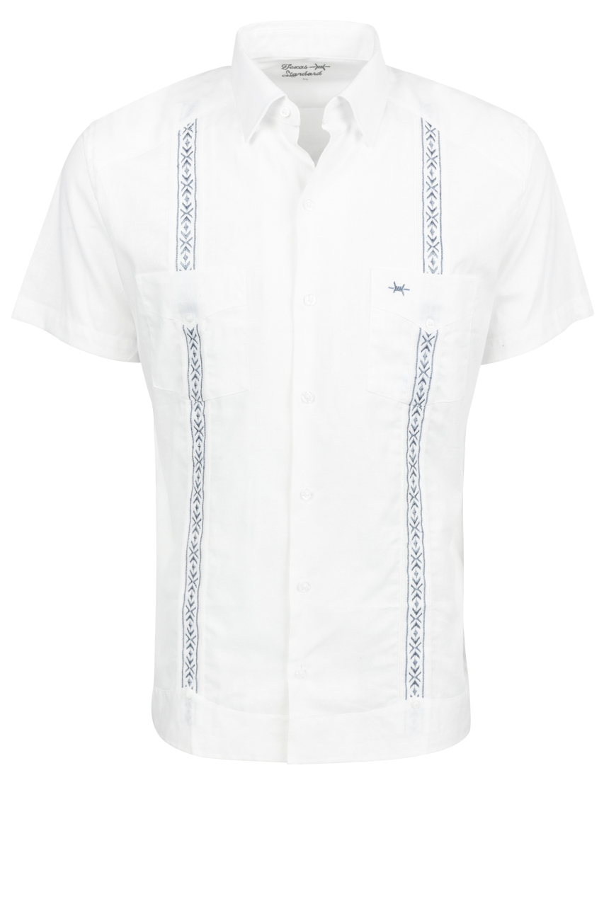 Texas Standard Tejas Guayabera Shirt - Perla