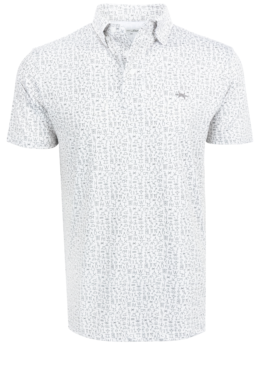 Texas Standard Chisholm Traditions Polo Shirt - Ash