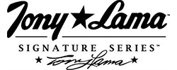 Tony Lama Caiman & Goat Cowboy Boots - Black Cherry