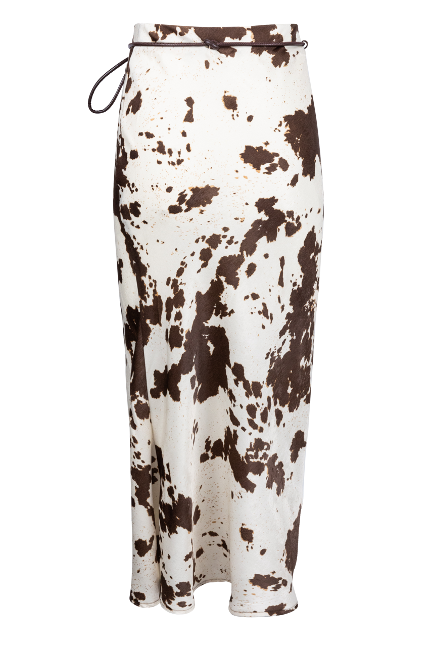 Urban Daizy Cowhide Print Skirt