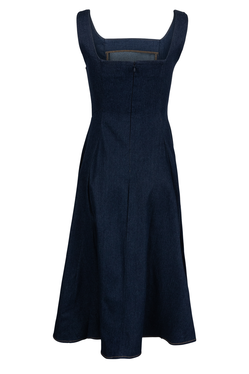 Urban Daizy Dark Denim Midi Dress