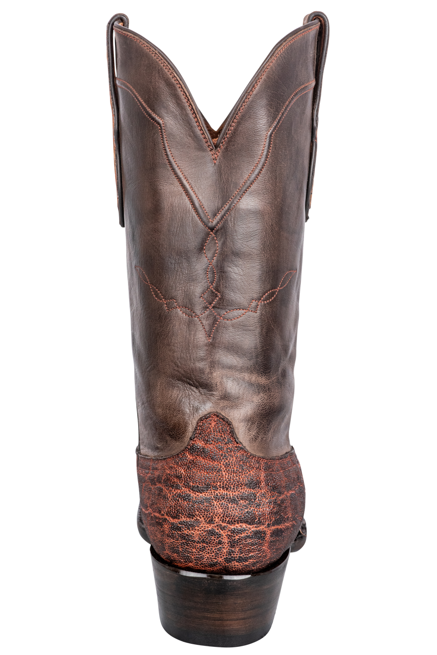 Black Jack Vintage Elephant Cowboy Boots - Chestnut