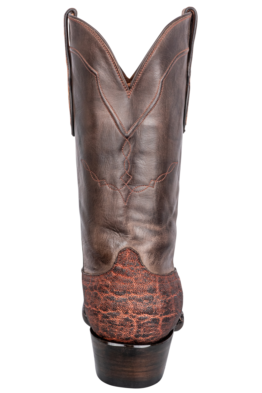 Black Jack Men's Vintage Elephant Cowboy Boots - Chestnut