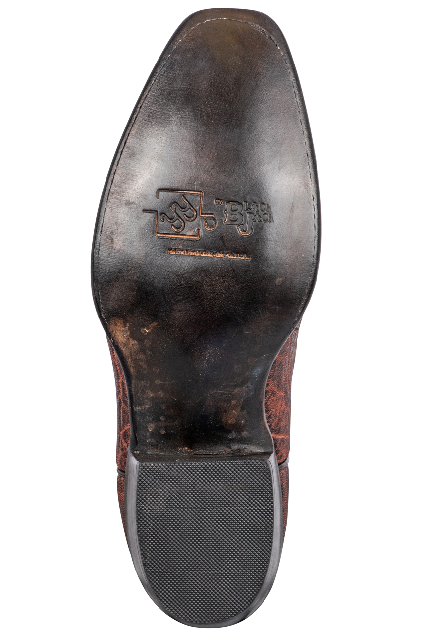 Black Jack Vintage Elephant Cowboy Boots - Chestnut