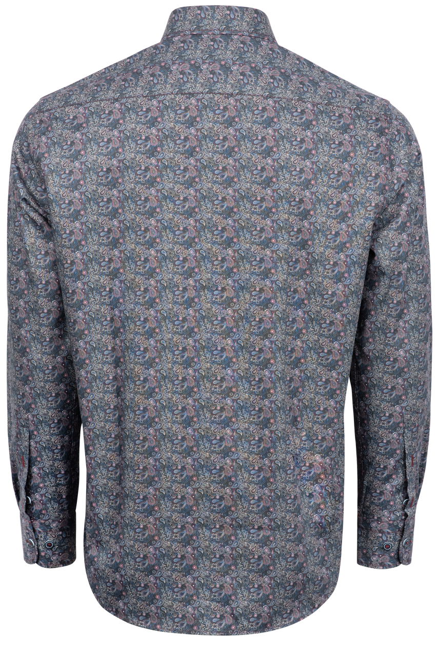 Pinto Ranch YY Collection Button-Front Sport Shirt - Multi