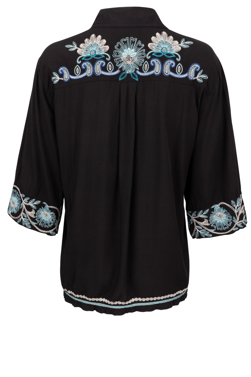 Johnny Was Kimono Sleeve Shirt