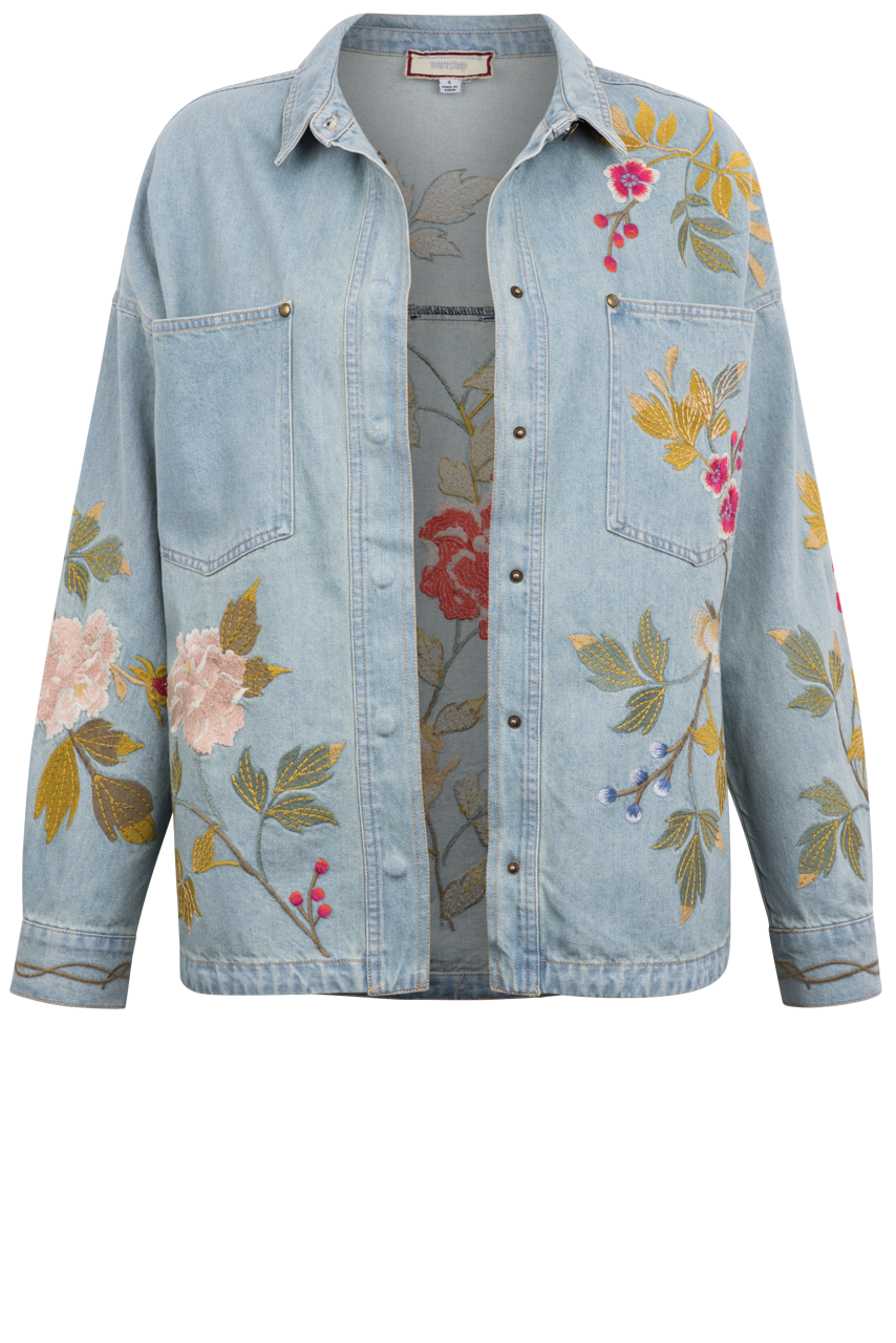 Johnny Was Adele Denim Overshirt