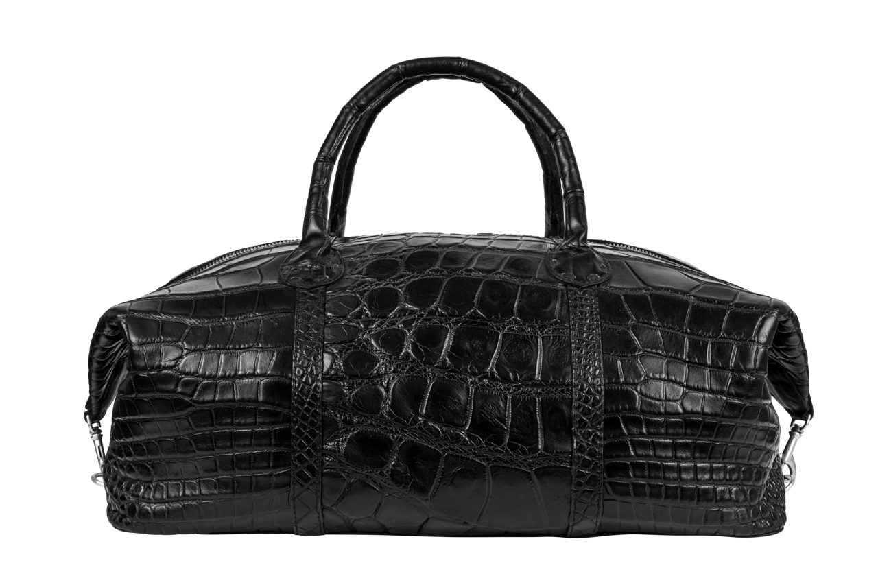 Black alligator bag sale