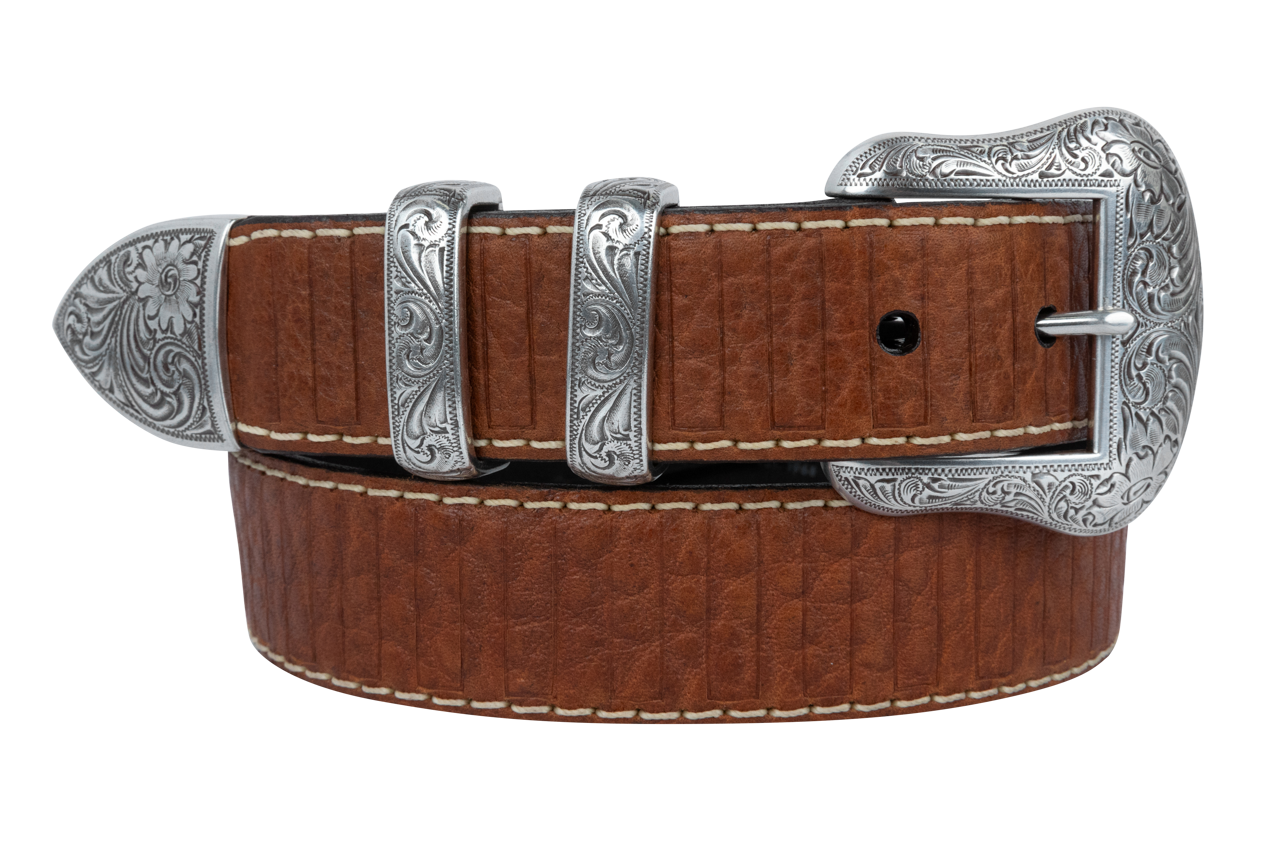 Vintage Bison 1.5" Wild Bill Leather Belt