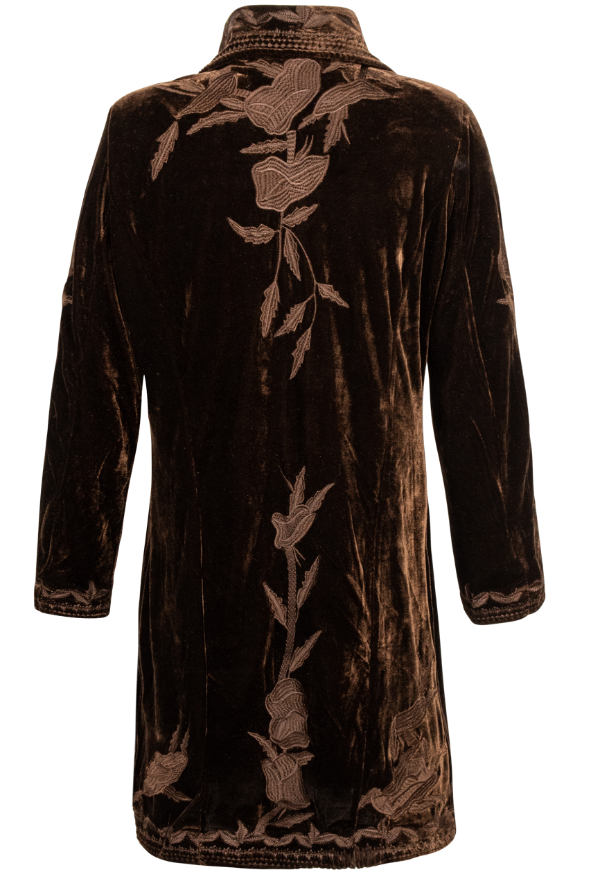 Paparazzi Tonal Embroidered Coat