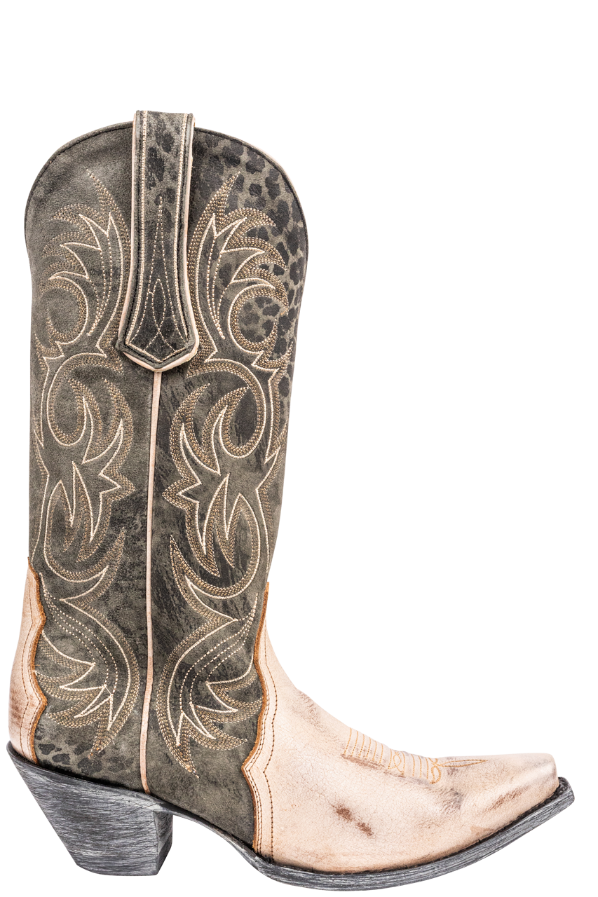 Old Gringo Somers Cowgirl Boots - Tan and Green