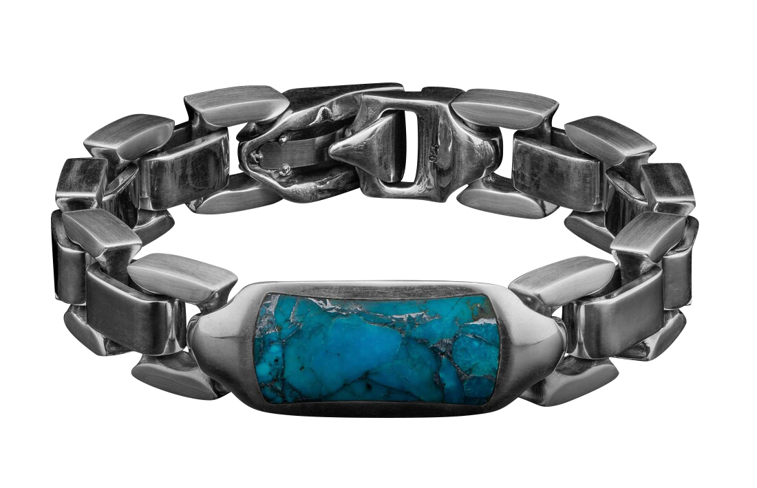 William Henry Turquoise Identity Bracelet | Pinto Ranch William Henry Turquoise Identity Bracelet | Pinto Ranch