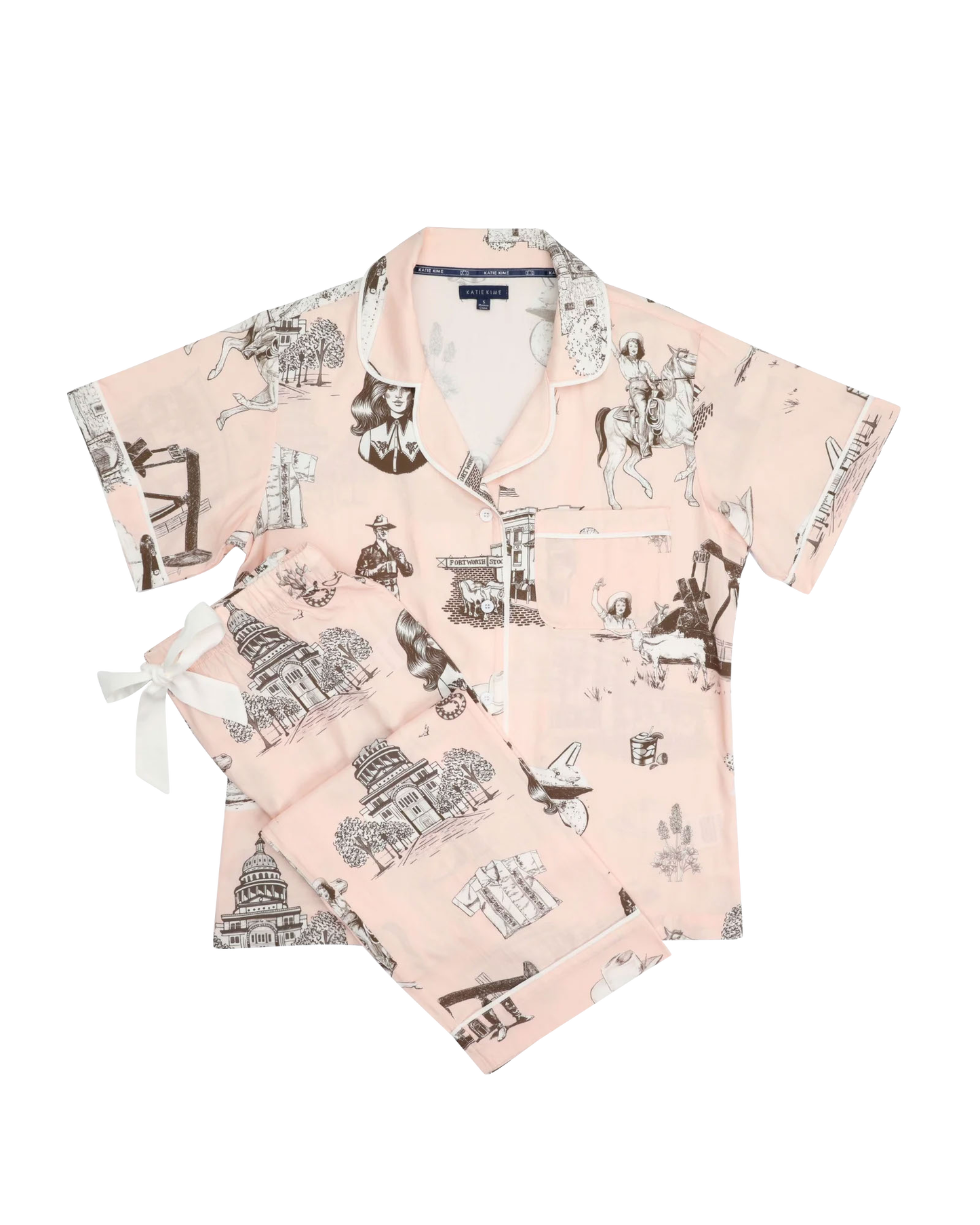 Katie Kime Texas Toile PJ Set