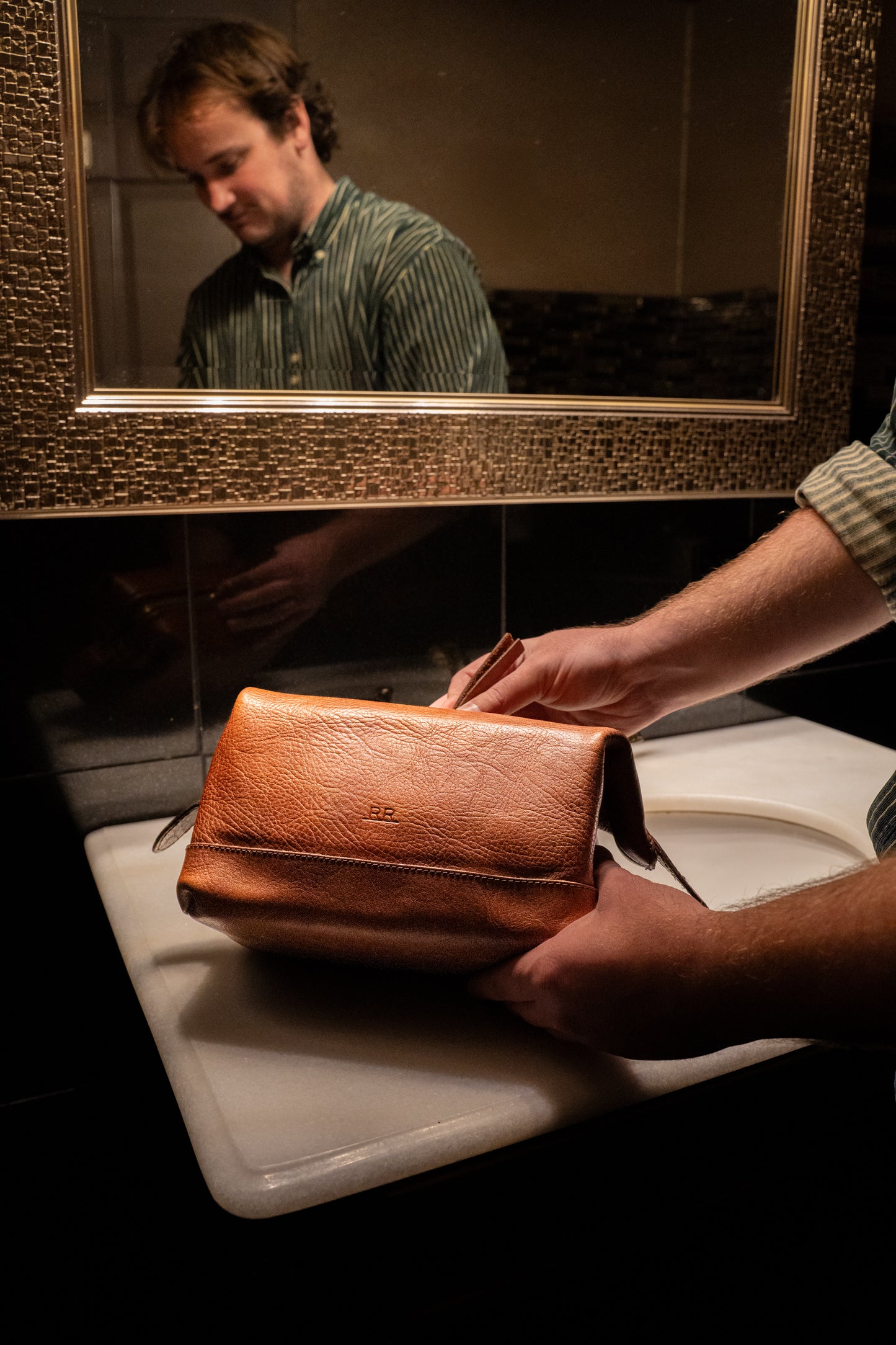 Range Revolution Dopp Kit - Mahogany
