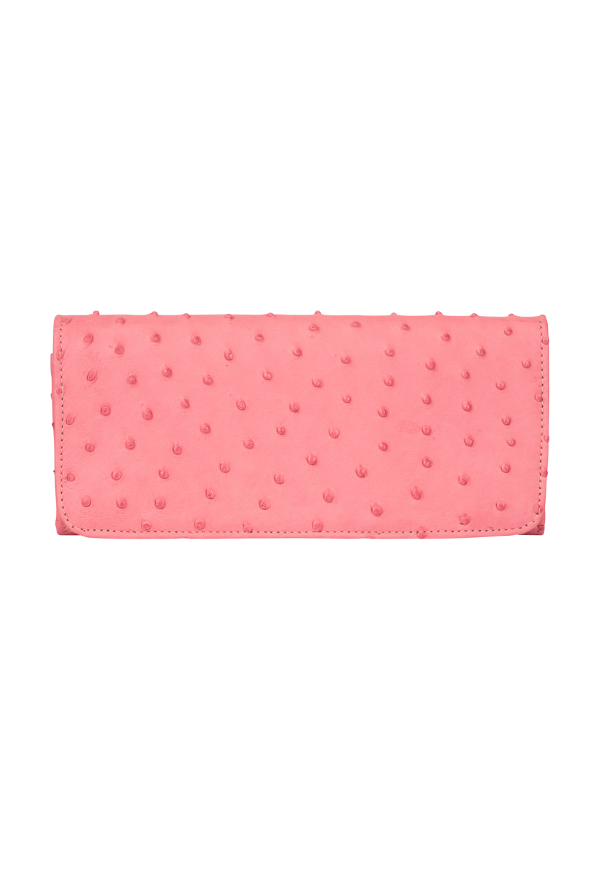 Juan Antonio Full Quill Ostrich Wallet