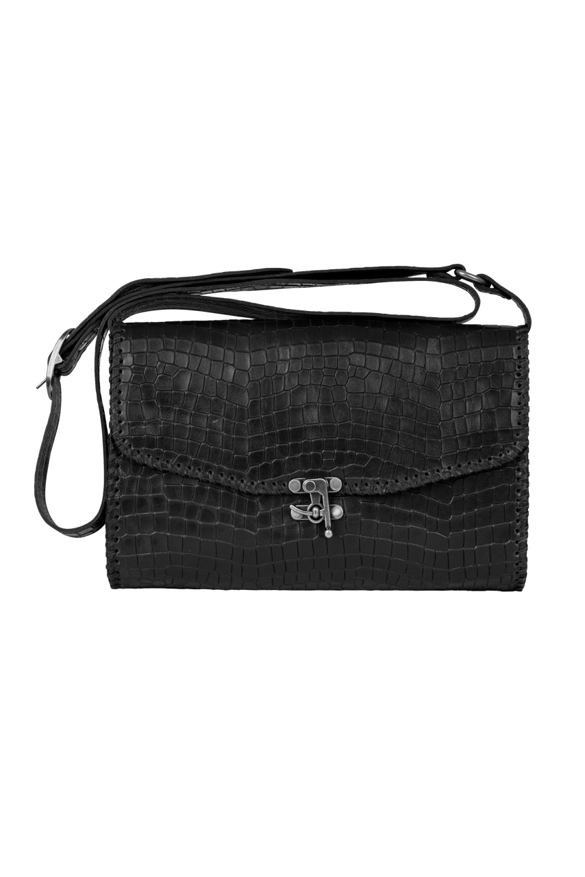Juan Antonio Italian Leather Crossbody Bag
