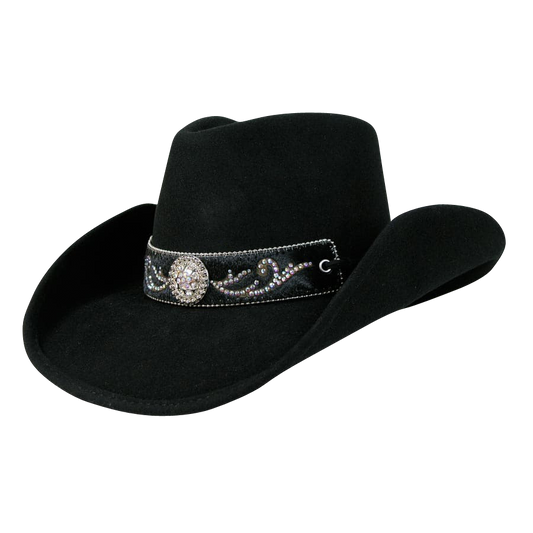 Bullhide Hangin' Out Felt Cowboy Hat - Black