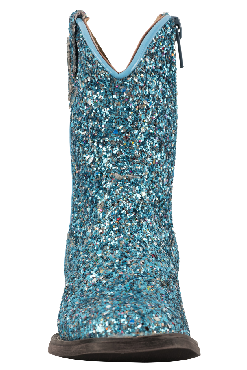 Roper Blue Glitter Galore Toddler Boots